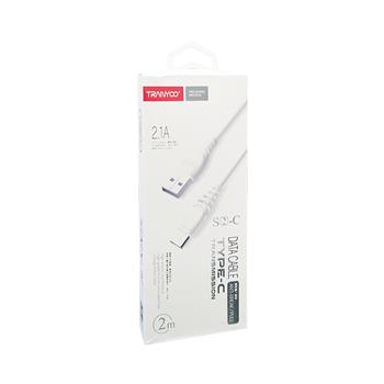 کابل شارژرUSB به USB-C ترانیو مدل S2-C طول متر  