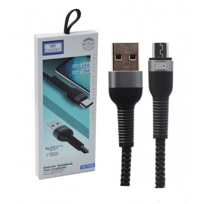 کابل شارژ میکرو ارلدام مدل EC-100m به طول 1متر  